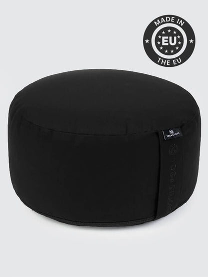Yoga Studio Cylinder Meditation Cushion – Large | Firm Support for Seated Practice
