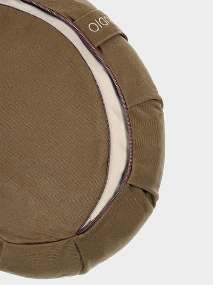 European Organic Buckwheat Zafu Crescent Meditation Cushion