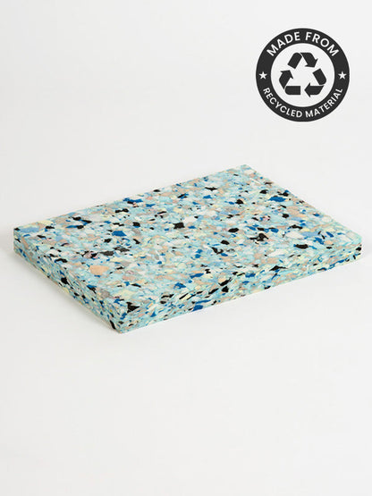 Bloque de yoga de media espuma de virutas de 1 pulgada para estudio de yoga (30x20x2.5cm)