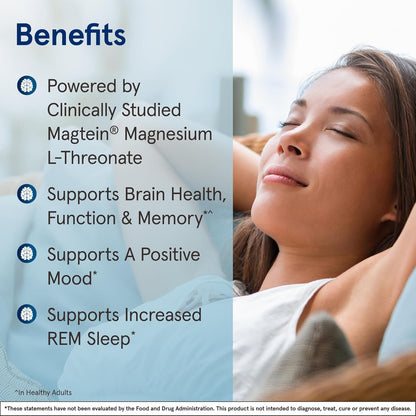 Jarrow Formulas MagMind with Magtein – 90 Capsules | Brain Health & Memory Support (30 Servings) - Calm Era