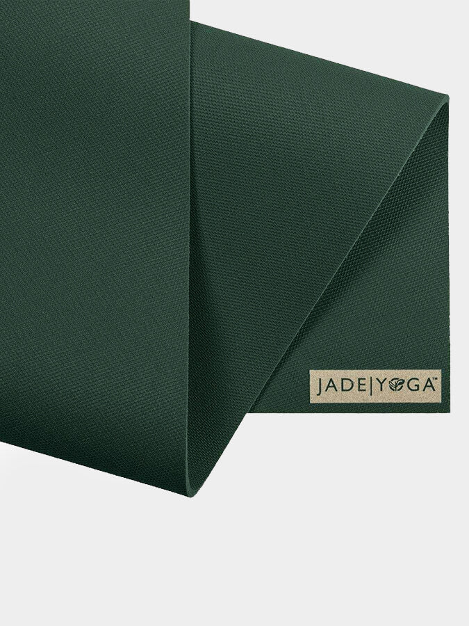 Esterilla de yoga de caucho natural Jade Yoga Harmony de 74" y 5 mm