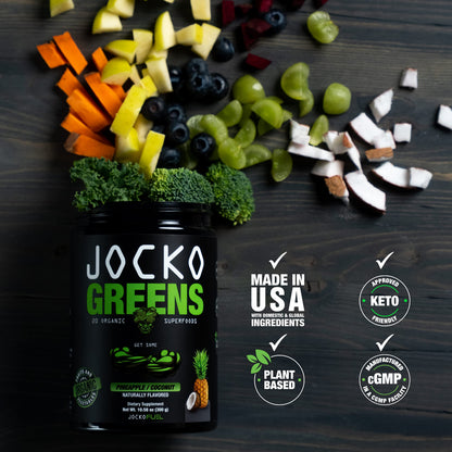 Jocko Fuel Daily Greens Powder – Pina Colada | 30 Servings - Calm Era