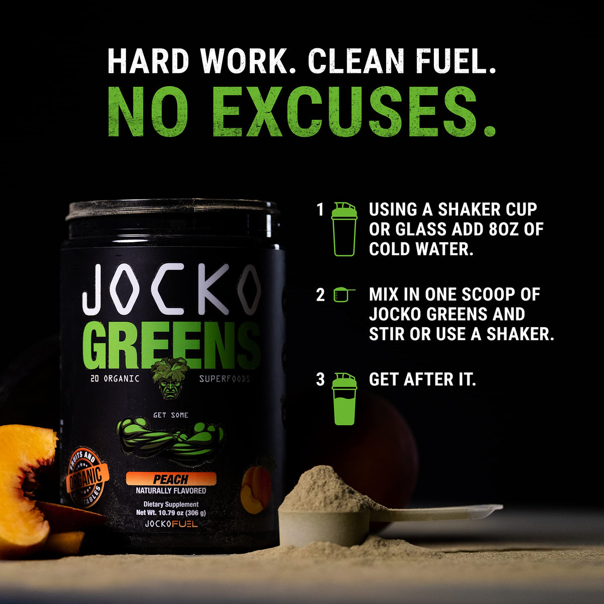 Jocko Fuel Daily Greens Powder — 30 Porciones