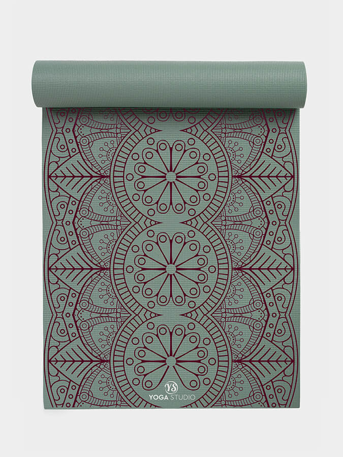 Alfombrilla de yoga adhesiva reversible de 6 mm diseñada por Yoga Studio