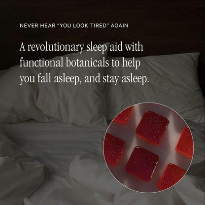Gomitas Juna Nightcap para Dormir – Sin Azúcar, Melatonina de Baja Dosis, 30 Porciones