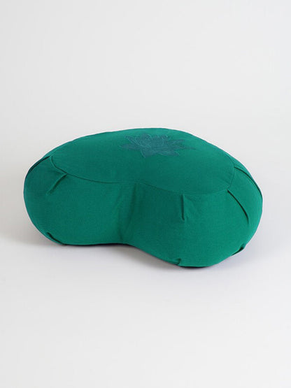 Yoga Studio Crescent Lotus Zafu Buckwheat Cushion – GOTS Organic Cotton