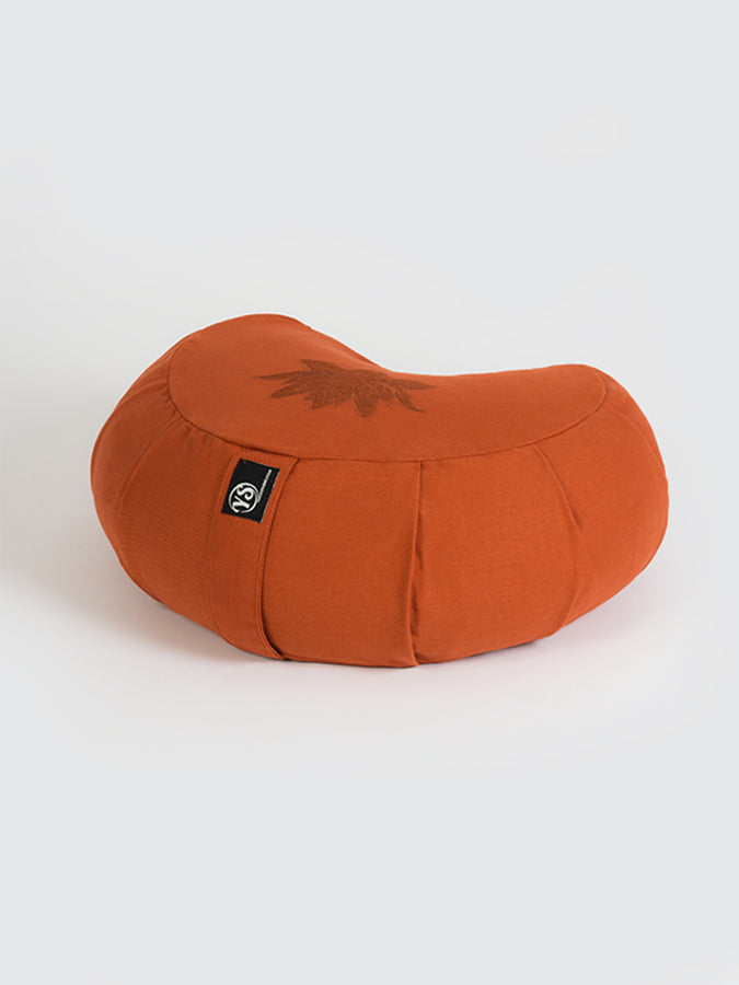 Yoga Studio Crescent Lotus Zafu Buckwheat Cushion – GOTS Organic Cotton