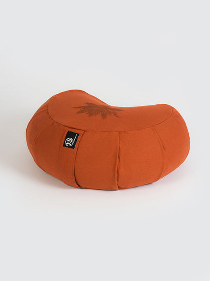 Yoga Studio Crescent Lotus Zafu Buckwheat Cushion – GOTS Organic Cotton