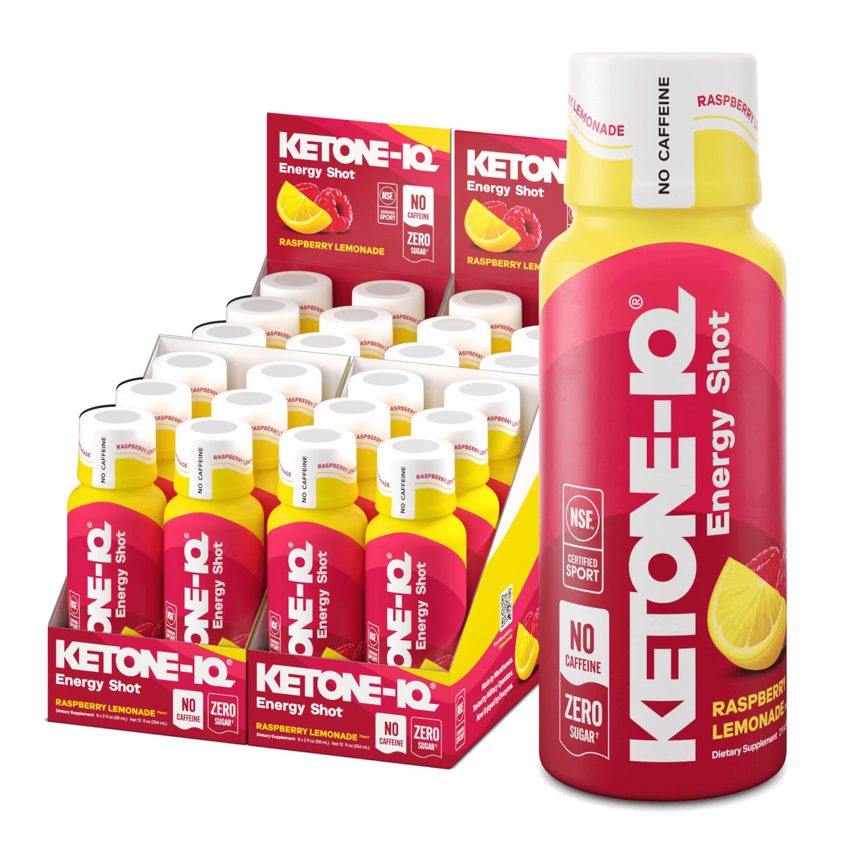 Ketone-IQ Exogenous Ketone Shots – Caffeine-Free | 24-Pack - Calm Era