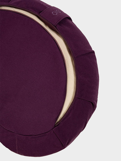 European Organic Buckwheat Zafu Crescent Meditation Cushion