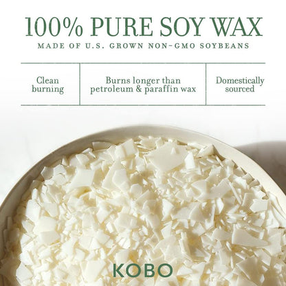 Vela KOBO Catalán Caléndula con Caja Plantable - 9 oz, 100% Soja, Vertida a Mano en EE. UU.