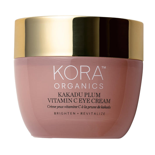 KORA Organics Contorno de Ojos con Vitamina C de Ciruela Kakadu – Hidratante, Revitalizante y Rellenable 15 ml