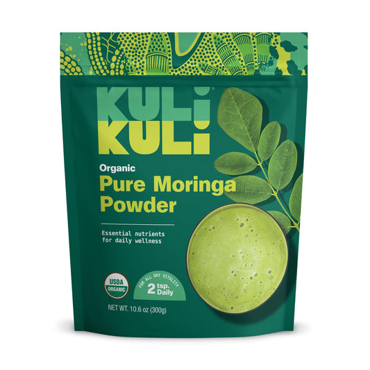 Kuli Kuli Moringa Orgánica en Polvo 300g | No-GMO Certificado por USDA