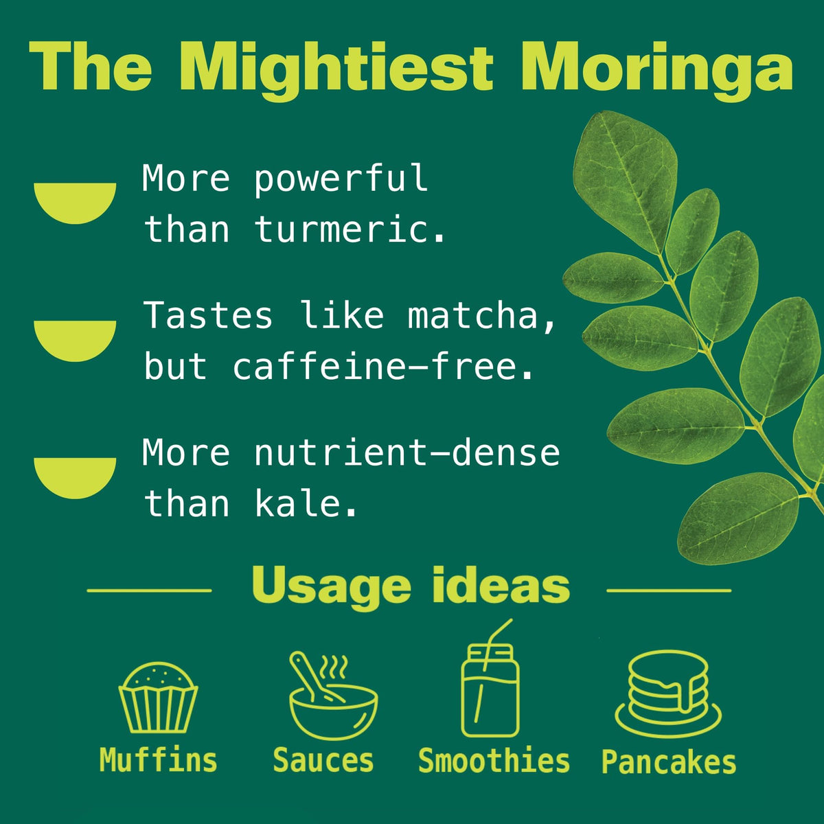 Kuli Kuli Moringa Orgánica en Polvo 300g | No-GMO Certificado por USDA