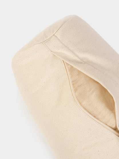 Rectangular Lightweight Yoga Bolster — Organic Cotton Cover