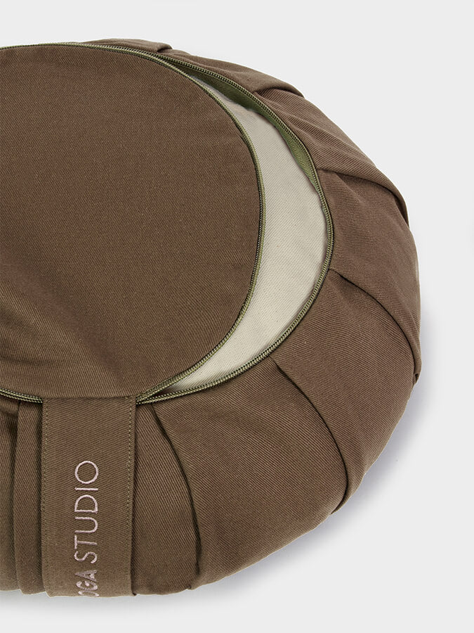 European Organic Buckwheat Zafu Round Meditation Cushion