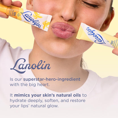 Lanolips Ungüento 101 – Glazed Donut, Bálsamo labial multiusos, 14.7 g