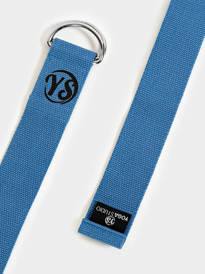Cinta de yoga Yoga Studio con anilla en D de algodón orgánico GOTS de 2,5 m