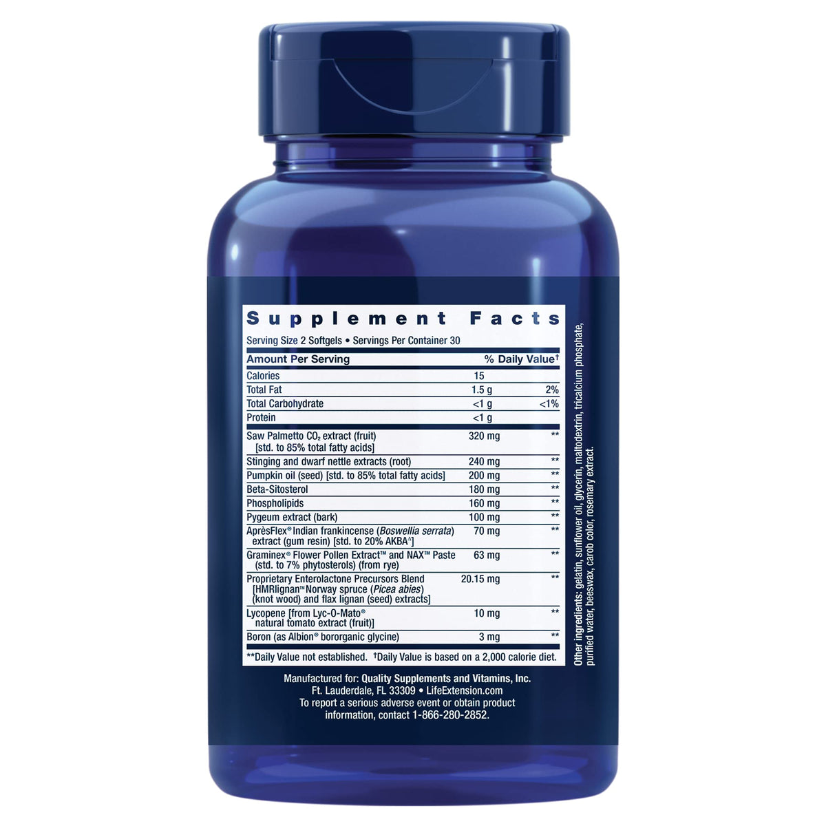 Life Extension Ultra Prostate Formula — Salud Prostática Masculina