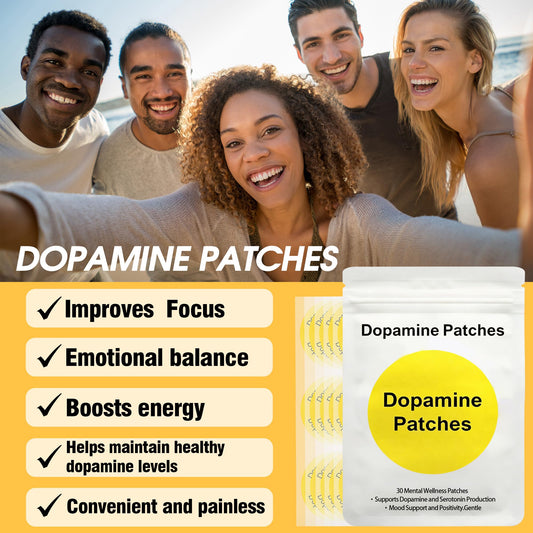 Parches de dopamina Liftouch – Concentración, Estado de Ánimo y Motivación | Transdérmico natural