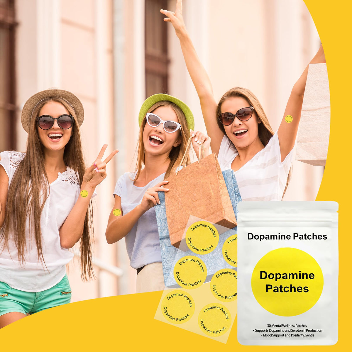 Liftouch Dopamine Patches – Focus, Mood & Motivation | Natural Transdermal