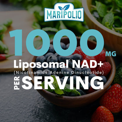 Suplemento Liposomal NAD+ 1000mg – Máxima Absorción | Energía y Reparación del ADN | 120 Cápsulas Blandas
