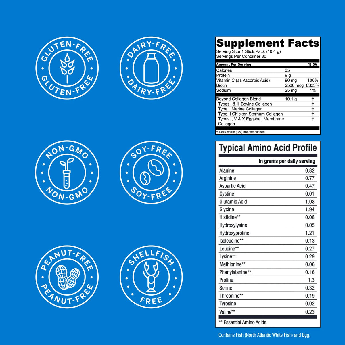 Live Conscious Beyond Collagen Peptides Packets – 30 Pack 2pk - Calm Era