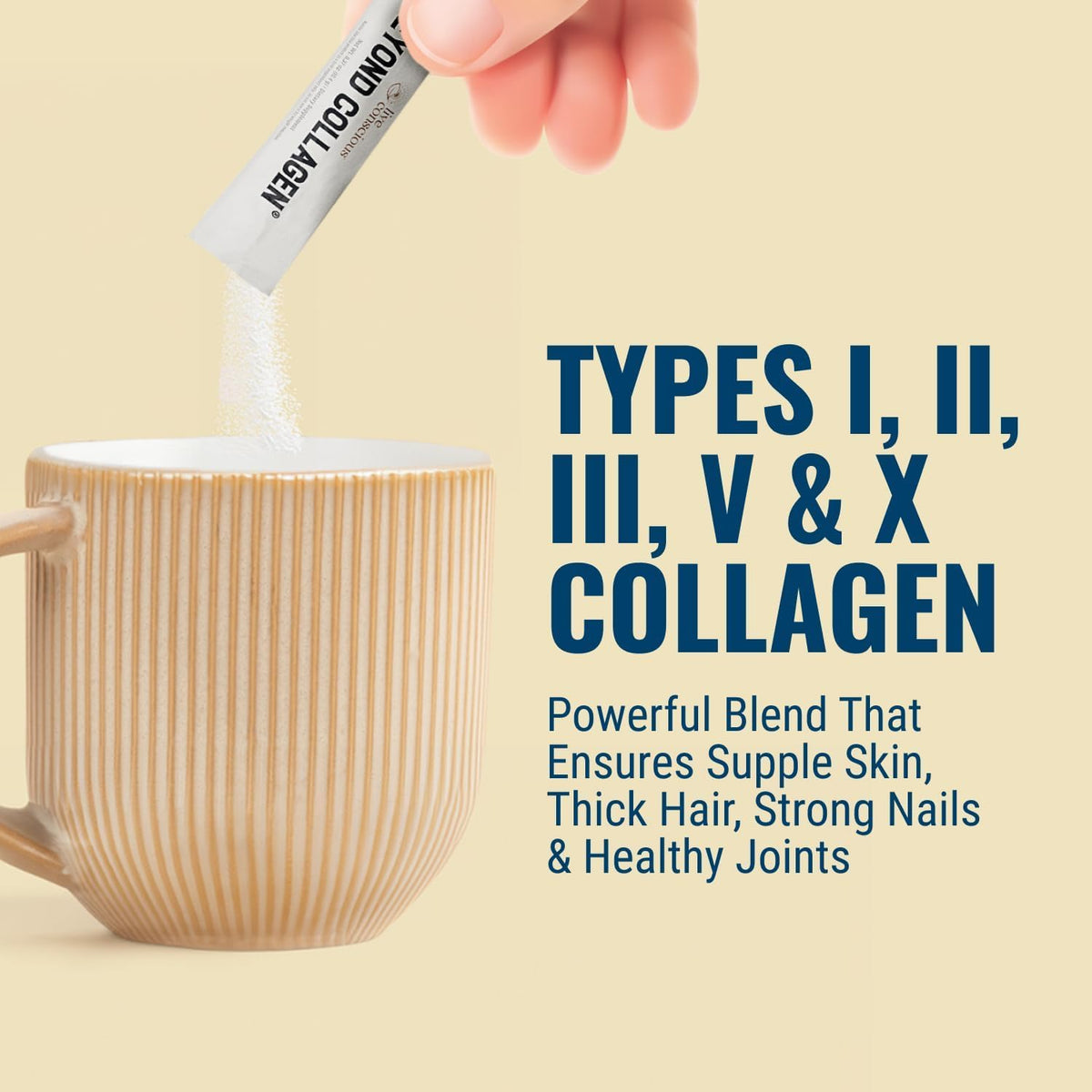 Live Conscious Beyond Collagen Peptides Packets – 30 Pack 2pk - Calm Era