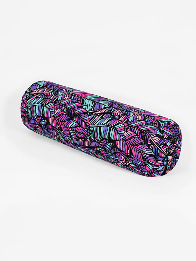 Organic Buckwheat Floral Meditation Bolster Cushion
