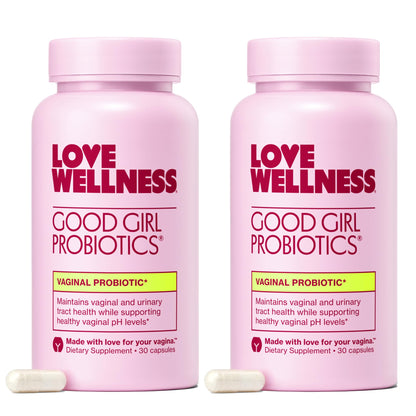 Love Wellness Good Girl Probiotics – 9-Strain Vaginal Health | 30 Capsules - Calm Era