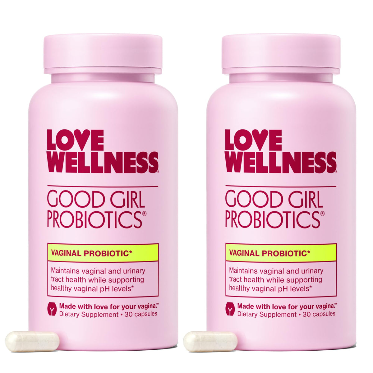 Love Wellness Good Girl Probiotics – 9-Strain Vaginal Health | 30 Capsules - Calm Era