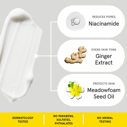Lumin Daily Face Moisturiser for Men – Lightweight Niacinamide Hydration 50ml x2