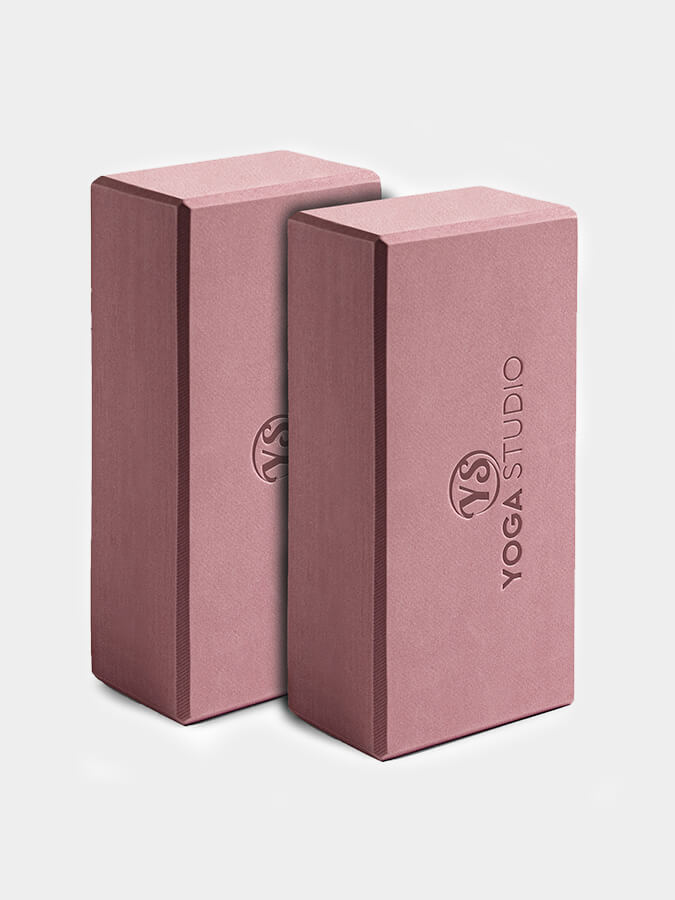 Pack doble de bloques de yoga de espuma EVA de Yoga Studio