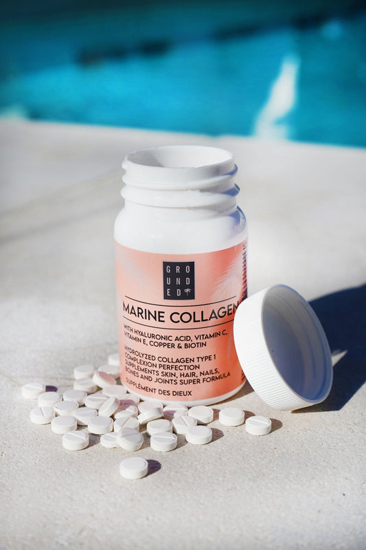 Grounded Body Marine Collagen Complex Tablets