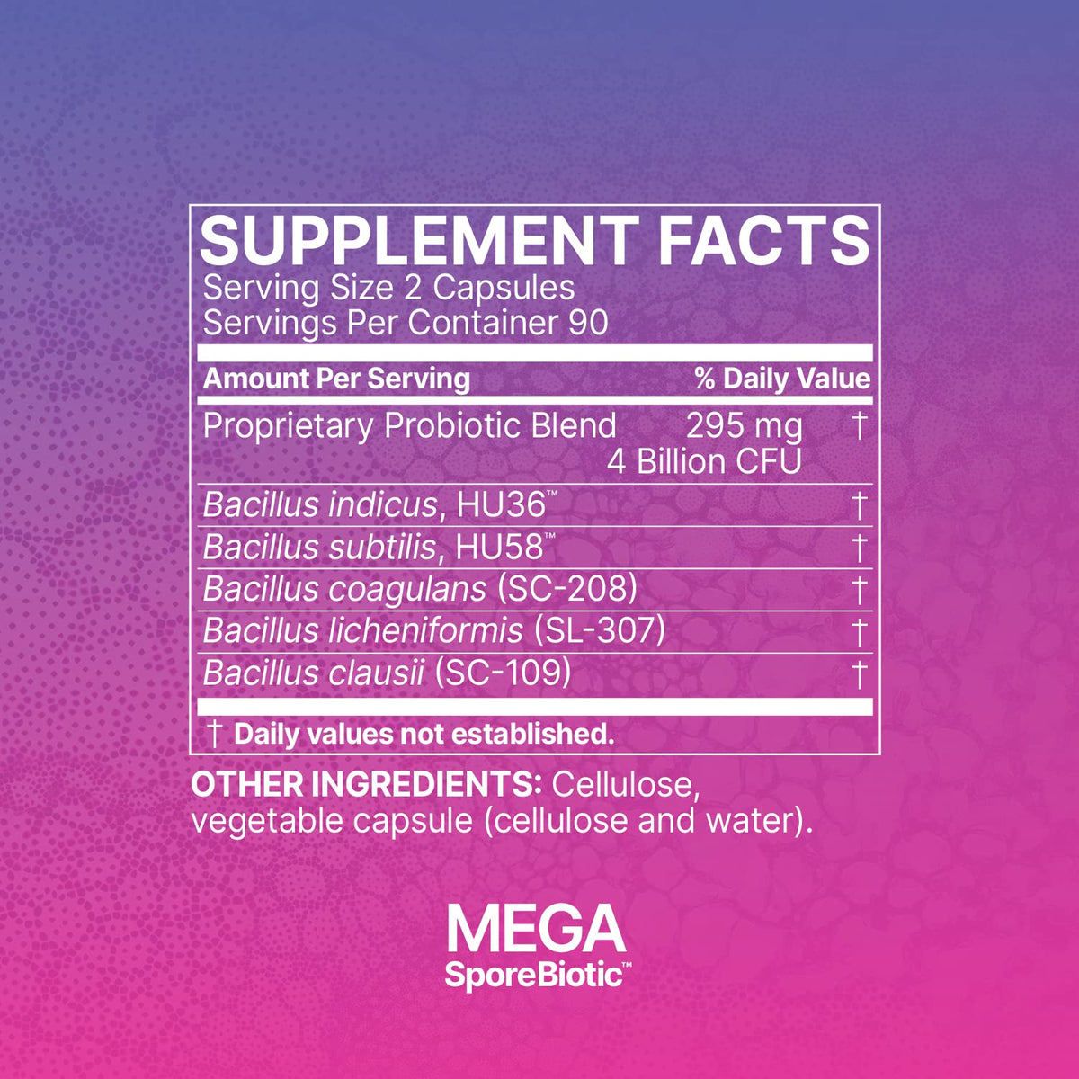 MegaSporeBiotic Probiotics - Spore-Based Digestive Health (180 Capsules) - Calm Era