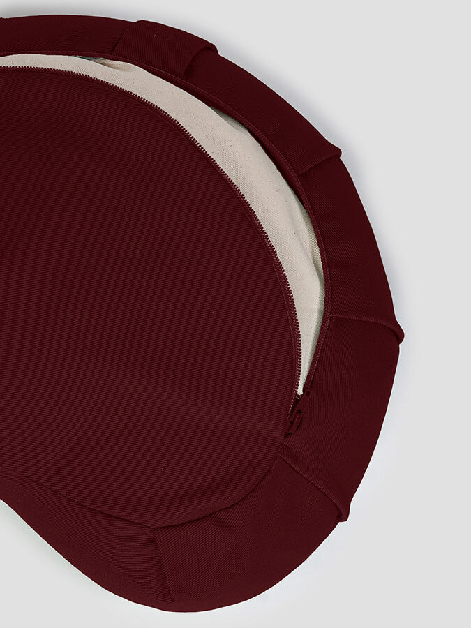 Yoga Studio Crescent Lotus Zafu Buckwheat Cushion – GOTS Organic Cotton