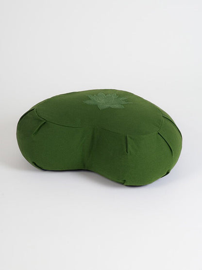 Yoga Studio Crescent Lotus Zafu Buckwheat Cushion – GOTS Organic Cotton