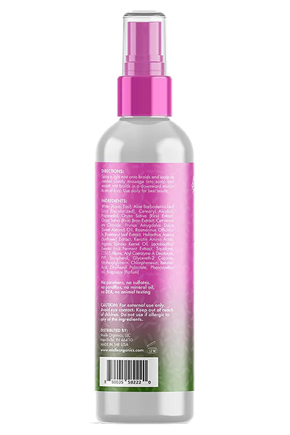 Mielle Crema hidratante para trenzas y cuero cabelludo con agua de arroz y aloe vera — Paquete de 2