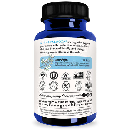 Legendairy Milk Milkapalooza Lactation Supplement 60ct | Fenugreek-Free