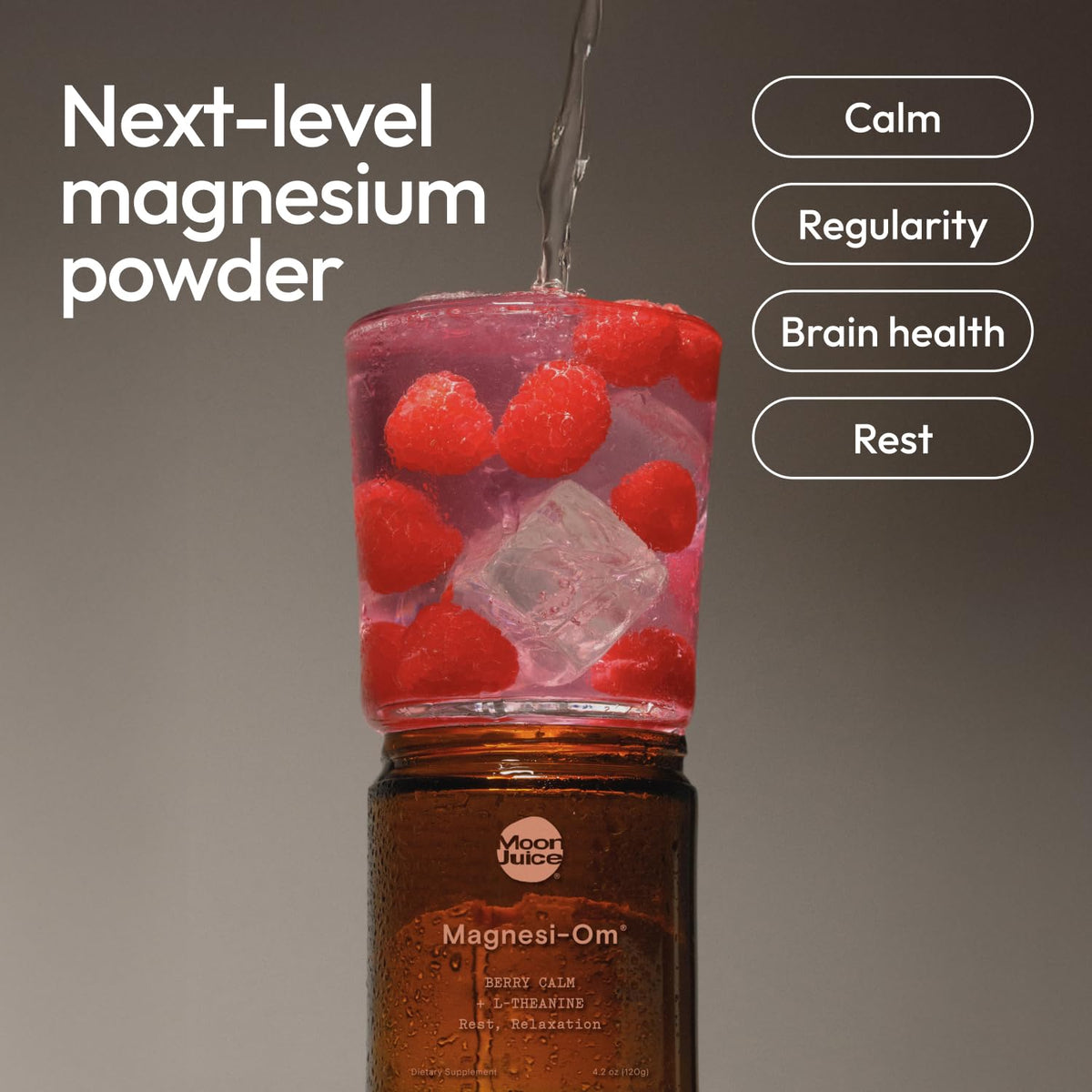 Moon Juice Magnesi-om Berry Jar – Big Mag 7.7 oz (55 Servings) | Moon Juice - Calm Era