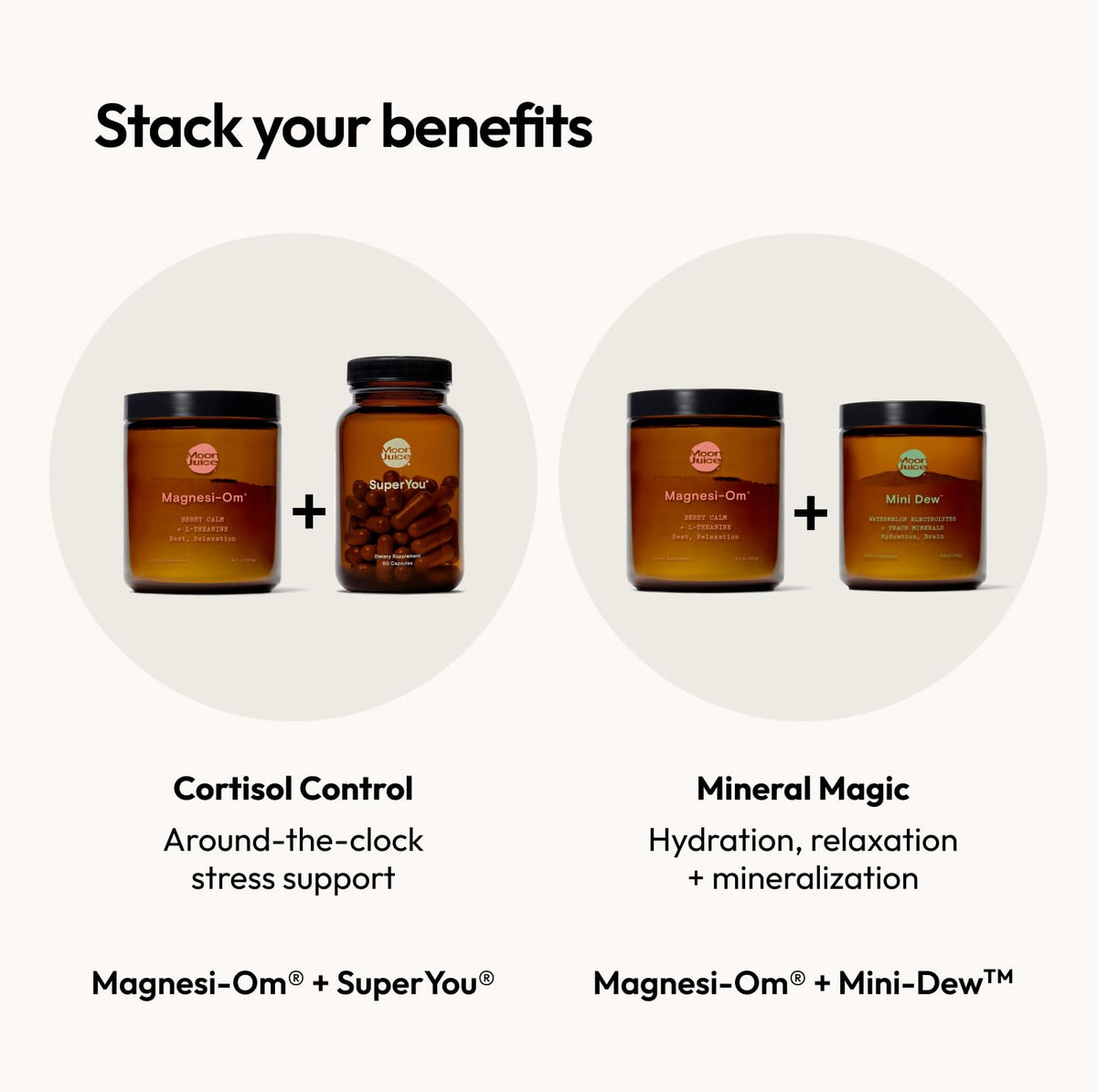 Moon Juice Magnesi-om Berry Jar – Big Mag 7.7 oz (55 Porciones) | Moon Juice