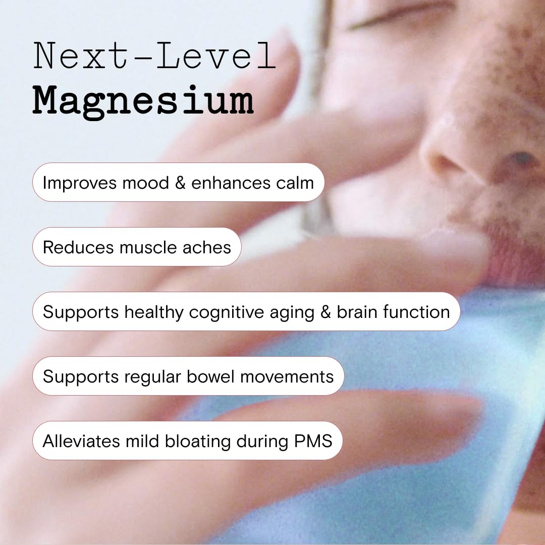 Moon Juice Magnesi-Om Blue Lemon Sticks – Magnesio + L-Teanina para la Calma, la Salud Cerebral y la Regularidad