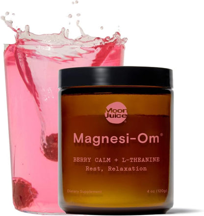 Moon Juice Magnesi-Om Magnesium Powder with L-Theanine – Rest, Relaxation & Regularity | Vegan, Non-GMO, Sugar-Free - Calm Era