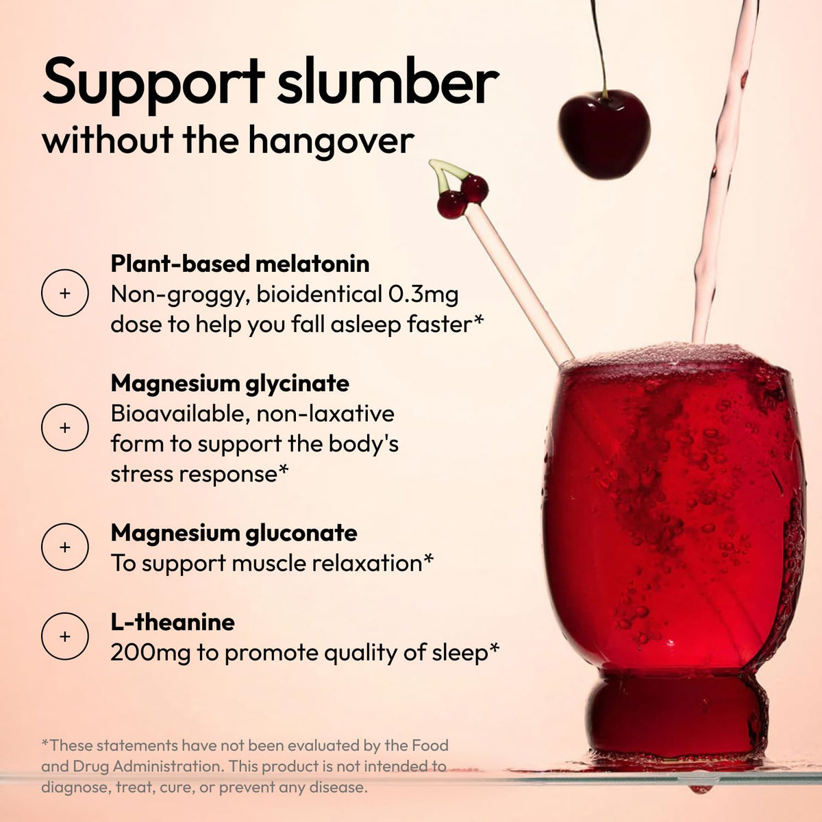 Moon Juice Sleepy Magnesi-Om – Magnesium Sleep Support with L-Theanine & Plant-Based Melatonin (Cherry, 35 Servings) - Calm Era