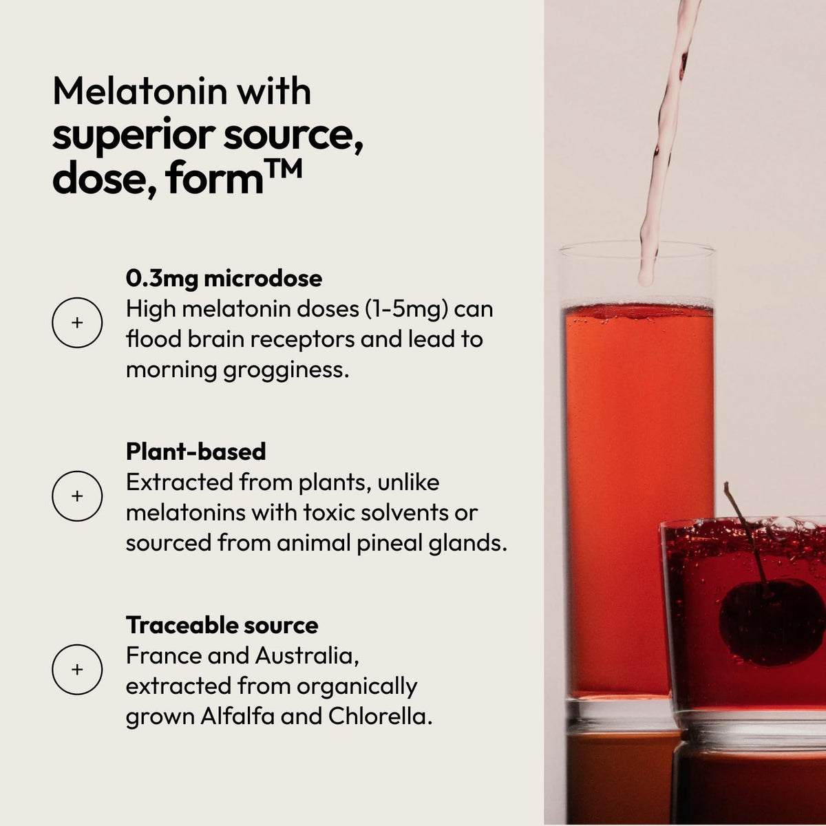 Moon Juice Sleepy Magnesi-Om – Magnesium Sleep Support with L-Theanine & Plant-Based Melatonin (Cherry, 35 Servings) - Calm Era