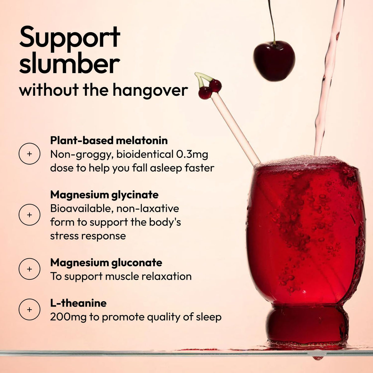 Moon Juice Sleepy Magnesi-Om – Magnesium Sleep Support with L-Theanine & Plant-Based Melatonin (Cherry, 35 Servings) - Calm Era