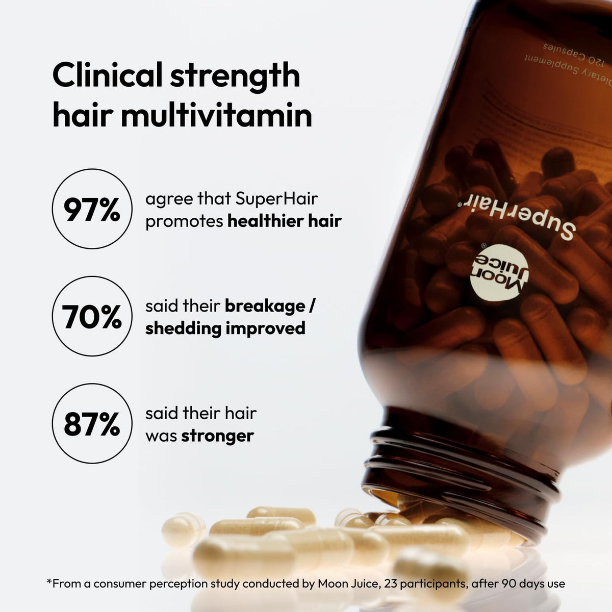 Moon Juice SuperHair – Vitaminas para el crecimiento del cabello para mujeres y hombres