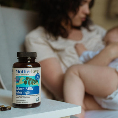 Motherlove More Milk Moringa Cápsulas para la Lactancia 180ud | Sin Fenogreco