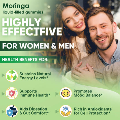 Moringa Gummies 1000mg Sugar-Free 13-in-1 | 60ct | USA Made