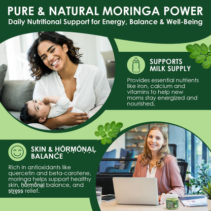 Moringa Gummies 1000mg Sugar-Free 13-in-1 | 60ct | USA Made